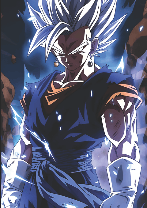 Cuadro Anime Vegito Super Saiyajin – Dragon Ball Z (Holográfico o Fotográfico)