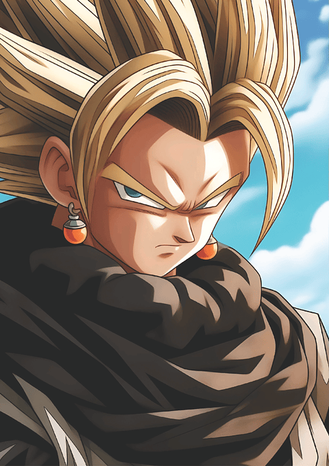 Cuadro Anime Trunks Super Saiyajin – Dragon Ball Z (Holográfico o Fotográfico)