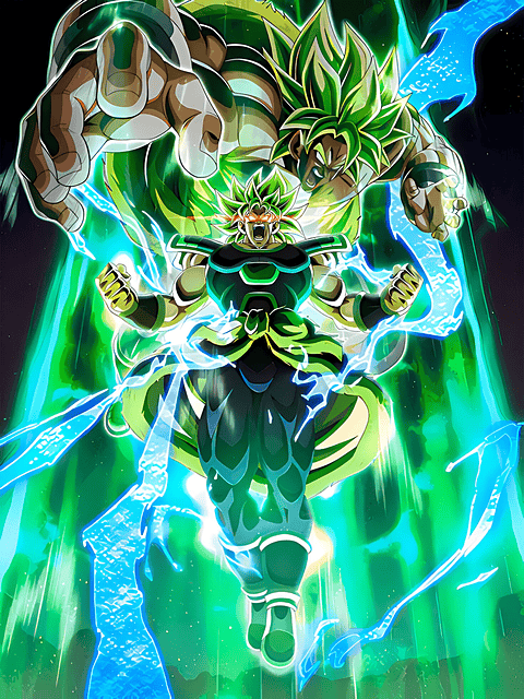 Cuadro Anime Broly Legendary Super Saiyajin – Dragon Ball Super (Holográfico o Fotográfico)