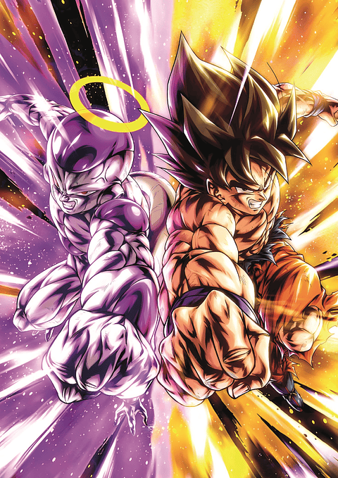 Cuadro Anime Goku vs Frieza – Dragon Ball Z (Holográfico o Fotográfico)