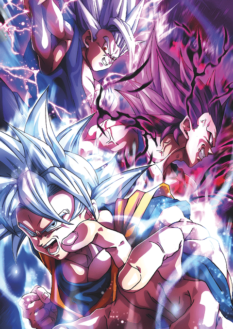 Cuadro Anime Ultra Instinto – Dragon Ball Super (Holográfico o Fotográfico)