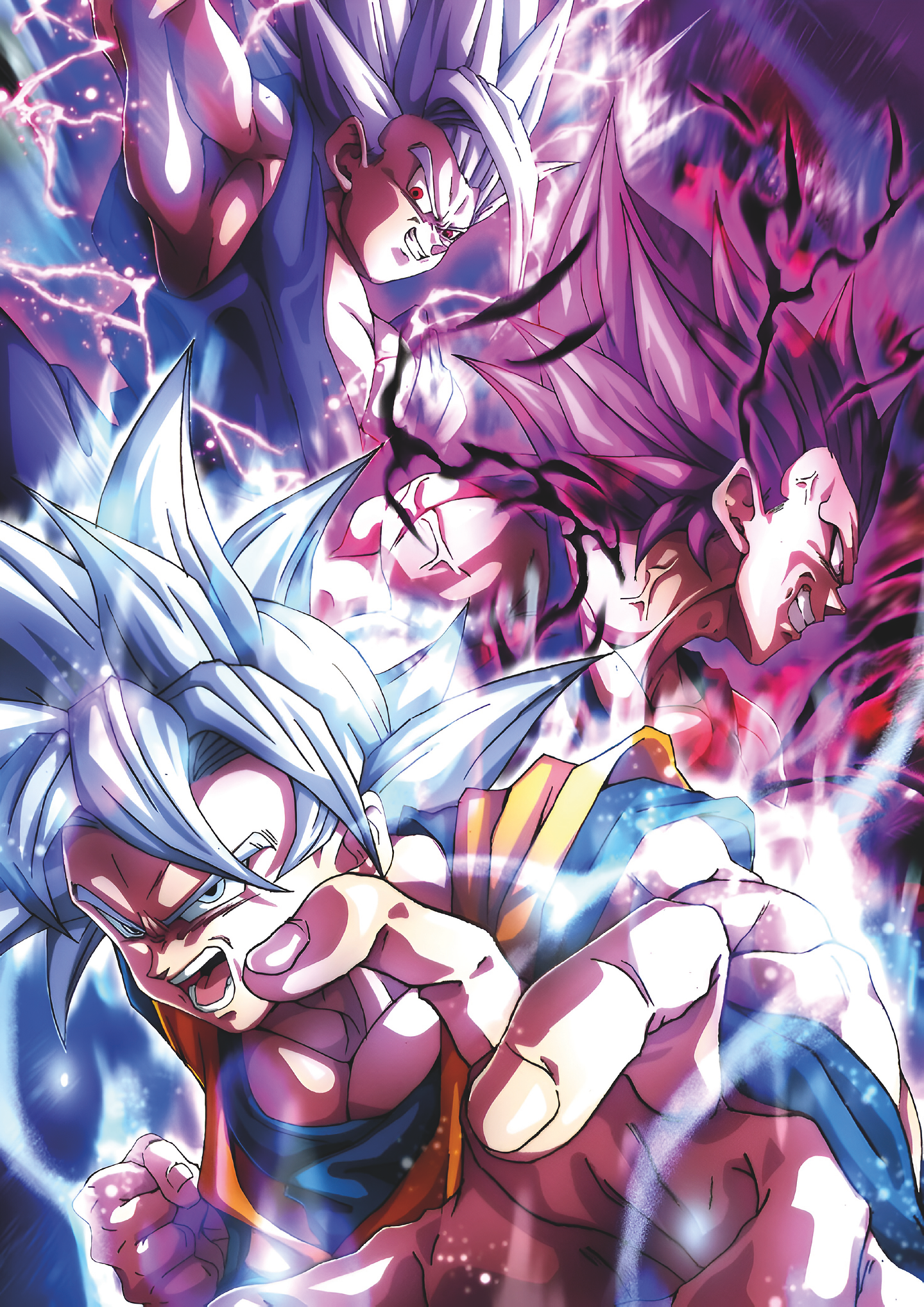 Cuadro Anime Ultra Instinto – Dragon Ball Super (Holográfico o Fotográfico) 1