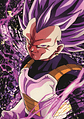 Poster Vegeta Ultra Ego Dragon Ball Super | Cuadro Anime Holo - Miniatura 1