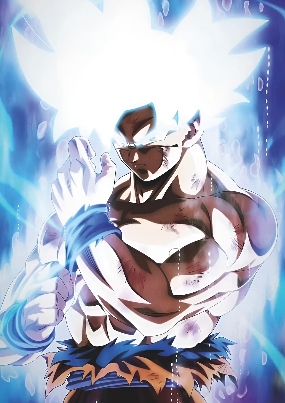 Poster Goku Ultra Instinto Dragon Ball Super | Cuadro Anime Holo 1