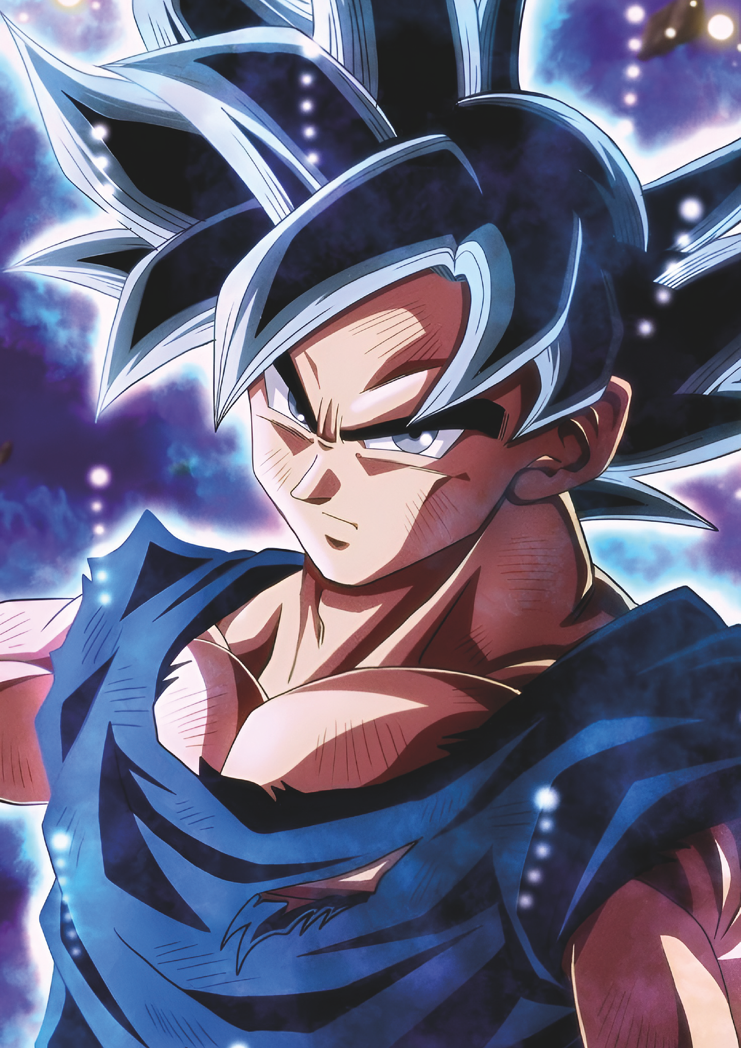 Poster Goku Maestro Ultra Instinto Dragon Ball | Cuadro Anime Holo 1