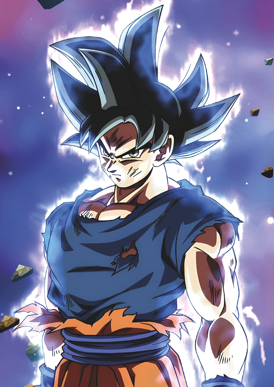 Poster Goku Instinto Superior Dragon Ball Super | Cuadro Anime Holo 1