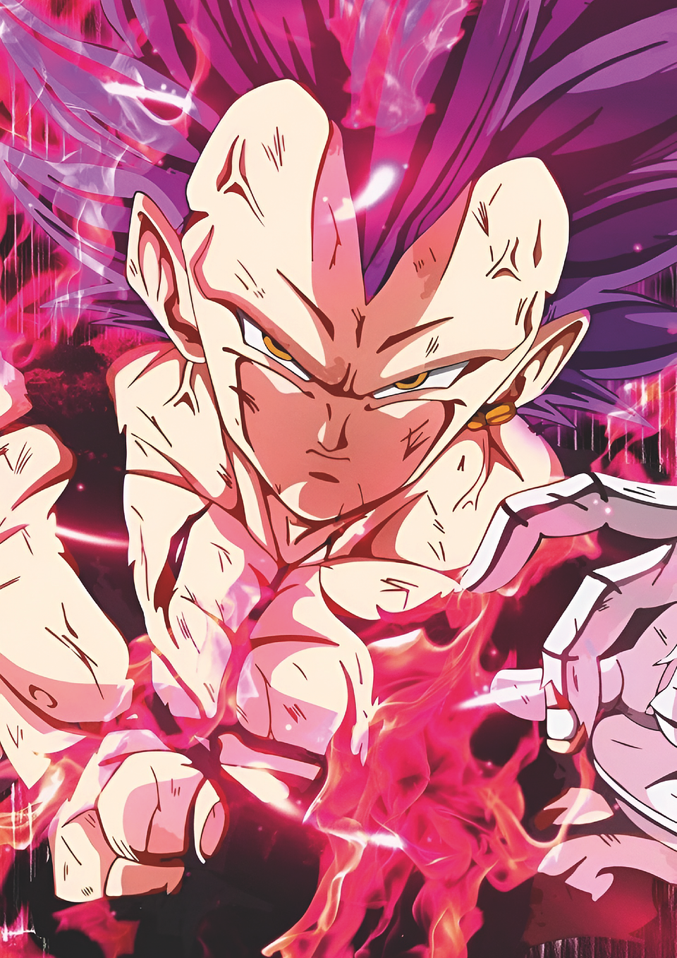 Poster Vegeta Ultra Ego V2 Dragon Ball Super | Cuadro Anime Holo 1