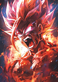 Poster Goku Super Saiyajin Dios Dragon Ball | Cuadro Anime Holo - Miniatura 1