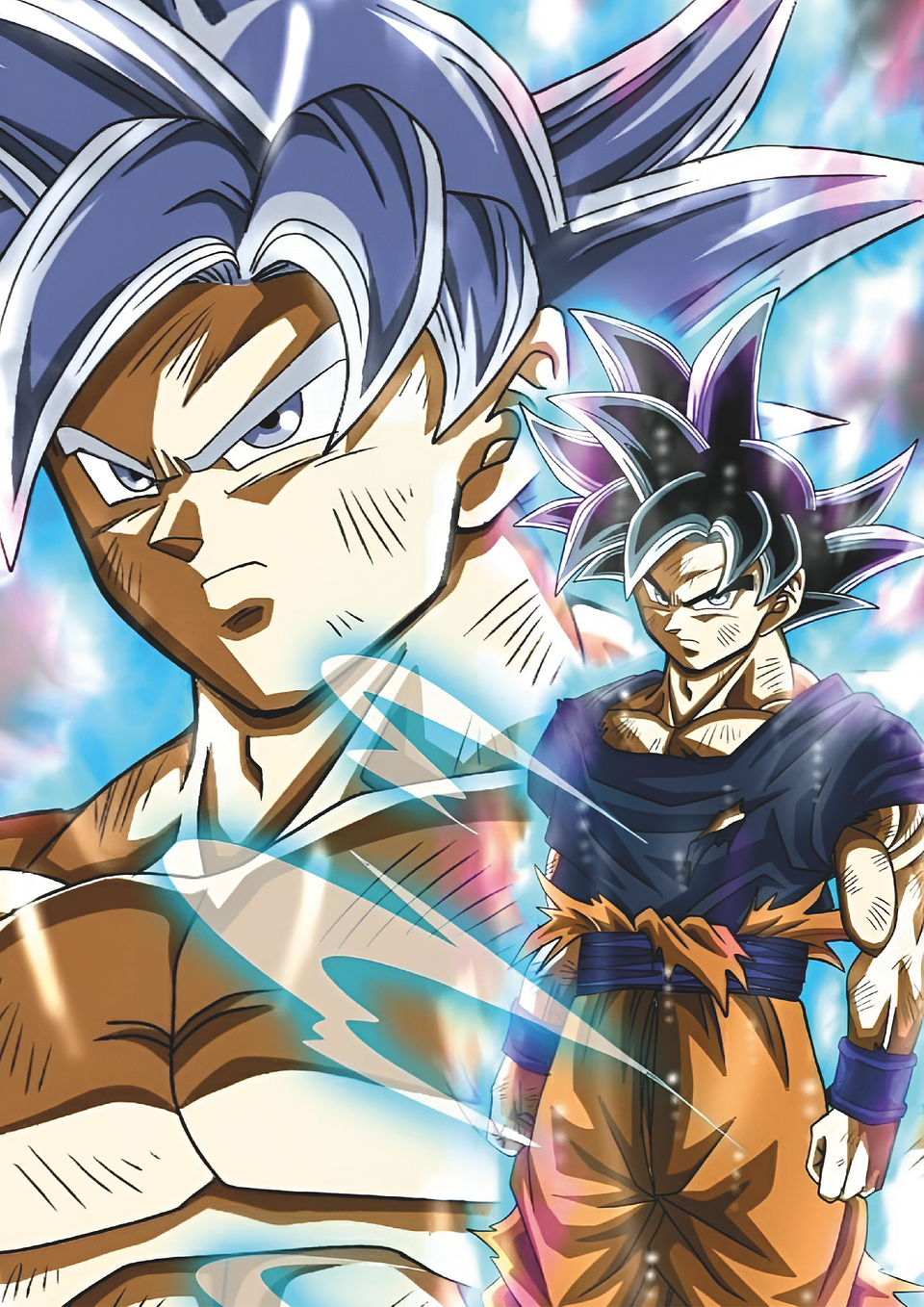 Poster Goku Ultra Instinto Dual | Espíritu y Poder Saiyajin 1