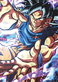 Poster Goku Ultra Instinto Impacto Supremo | Cuadro Anime Holo - Miniatura 1