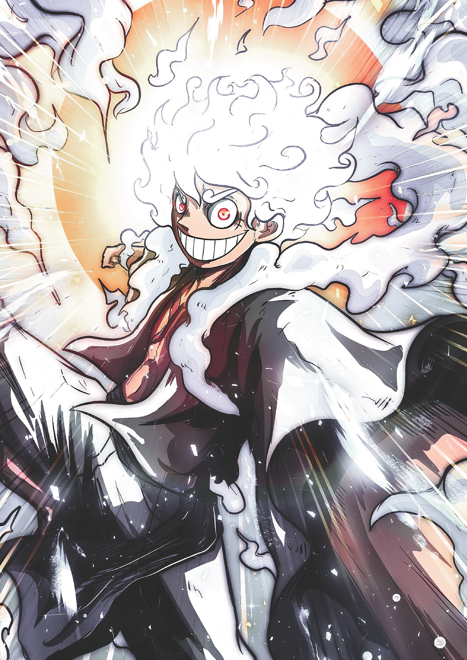 Poster Luffy Gear 5 Nika | Cuadro Anime One Piece 1