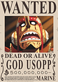 Poster Wanted God Usopp | Cuadro Anime One Piece - Miniatura 1