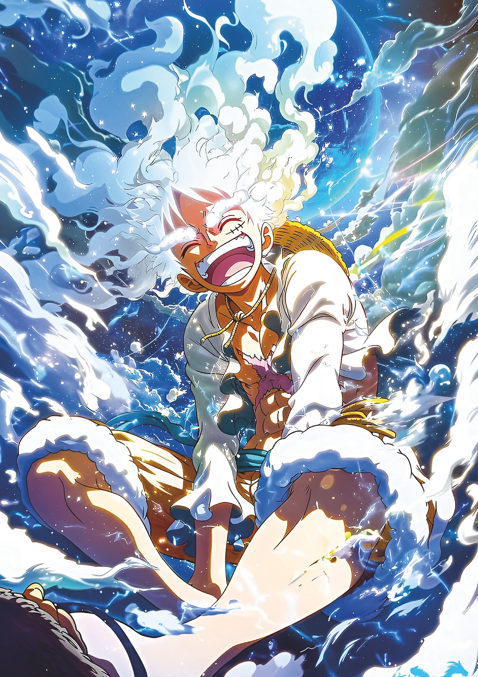 Poster Monkey D. Luffy Gear 5 | Cuadro Anime One Piece Nika 1