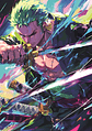 Poster Roronoa Zoro Espadas | Cuadro Anime One Piece Arte Dinámico - Miniatura 1