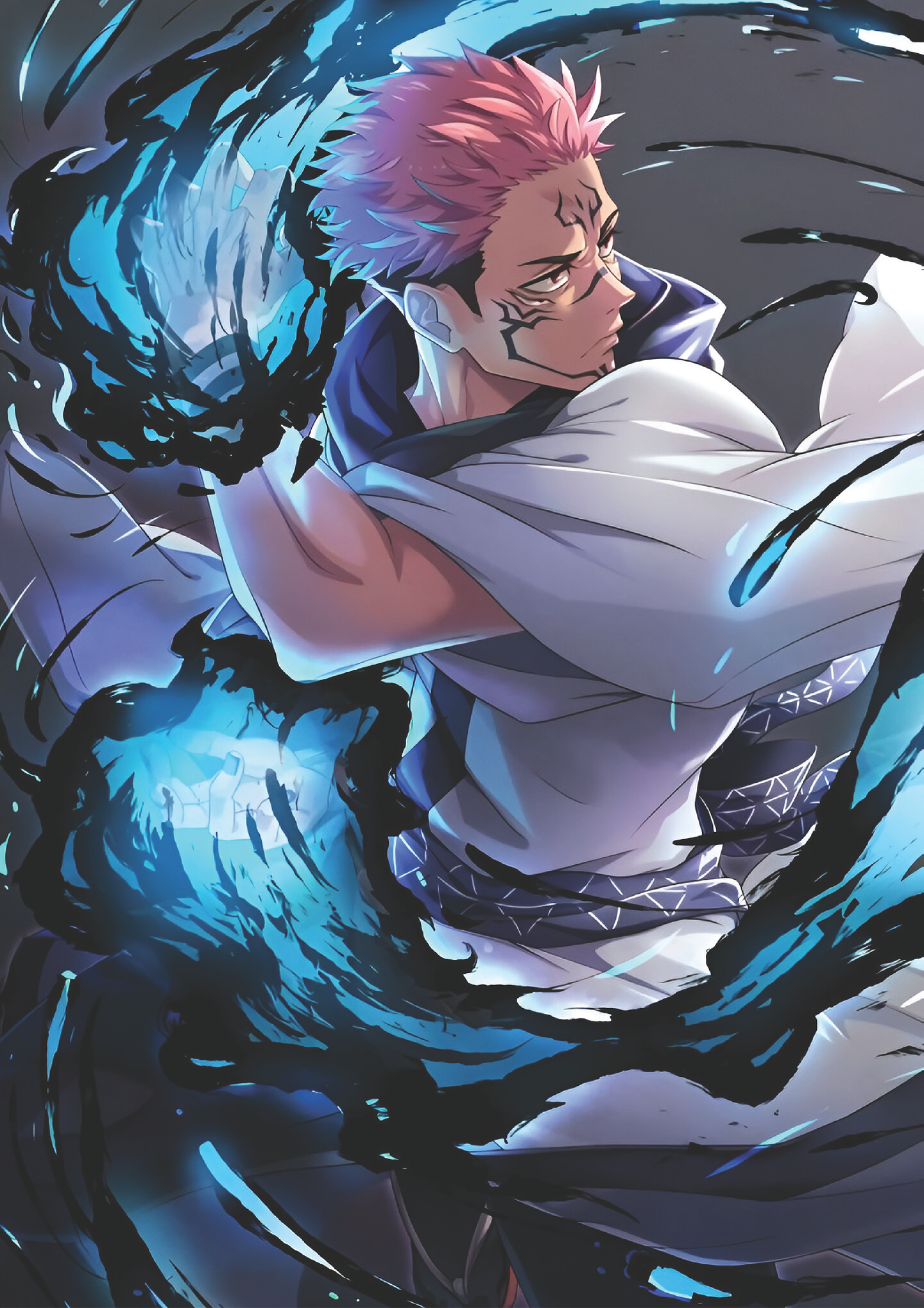 Poster Ryomen Sukuna | Cuadro Anime Jujutsu Kaisen Poder Maldito 1