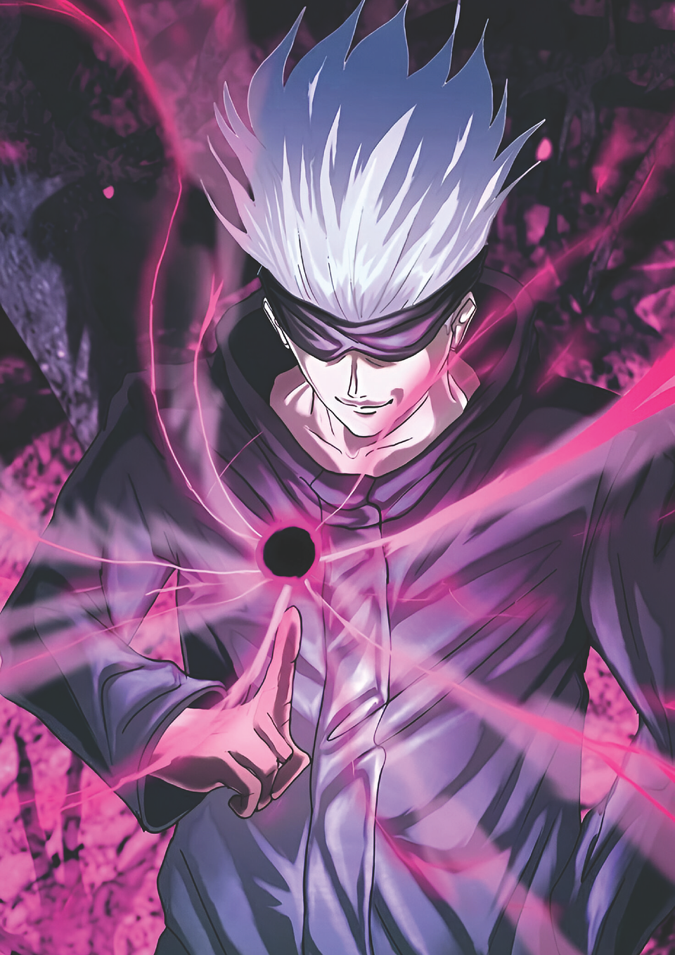 Poster Satoru Gojo Hollow Purple | Cuadro Anime Jujutsu Kaisen 1