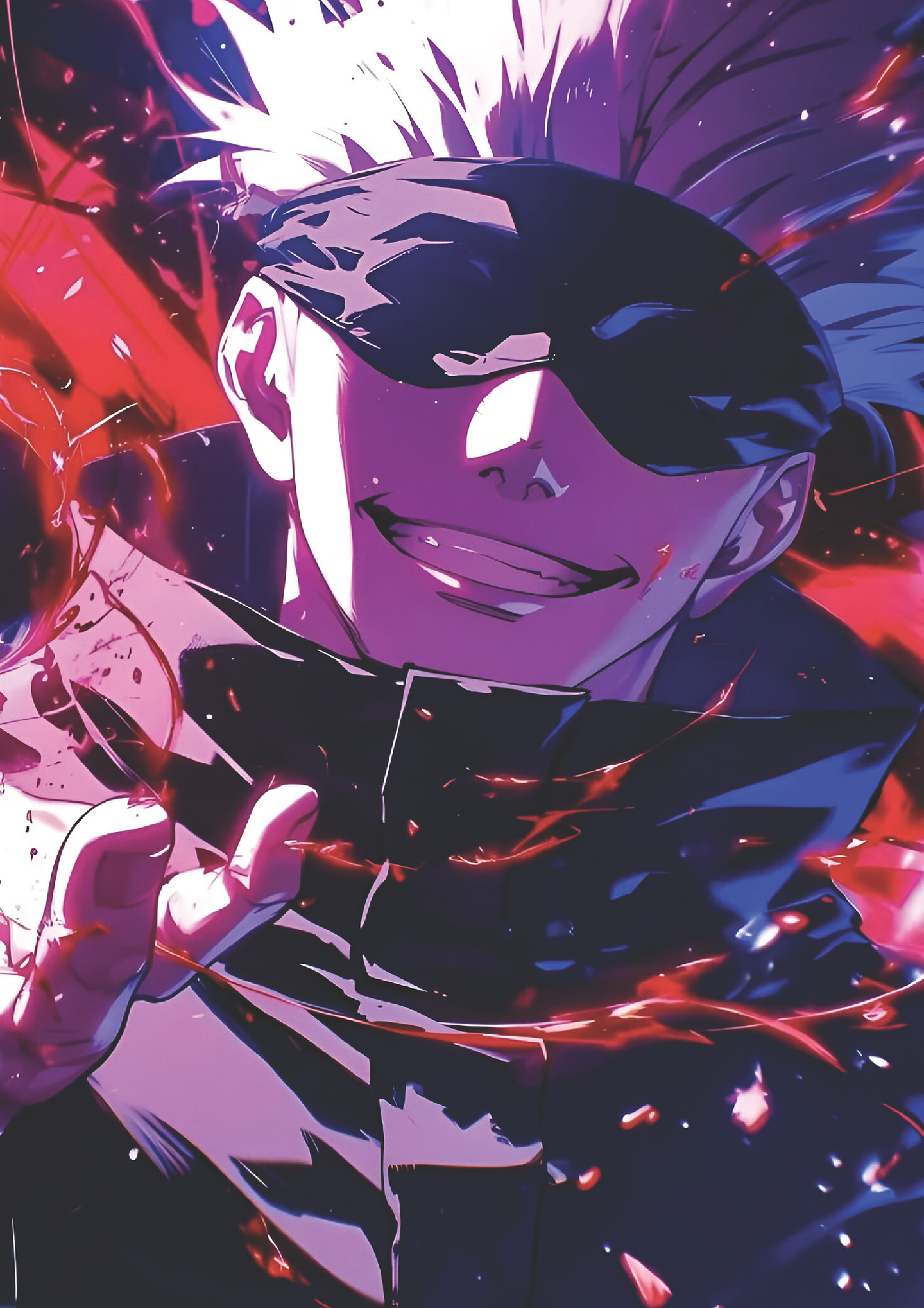 Poster Satoru Gojo Energía Maldita | Cuadro Anime Jujutsu Kaisen 1