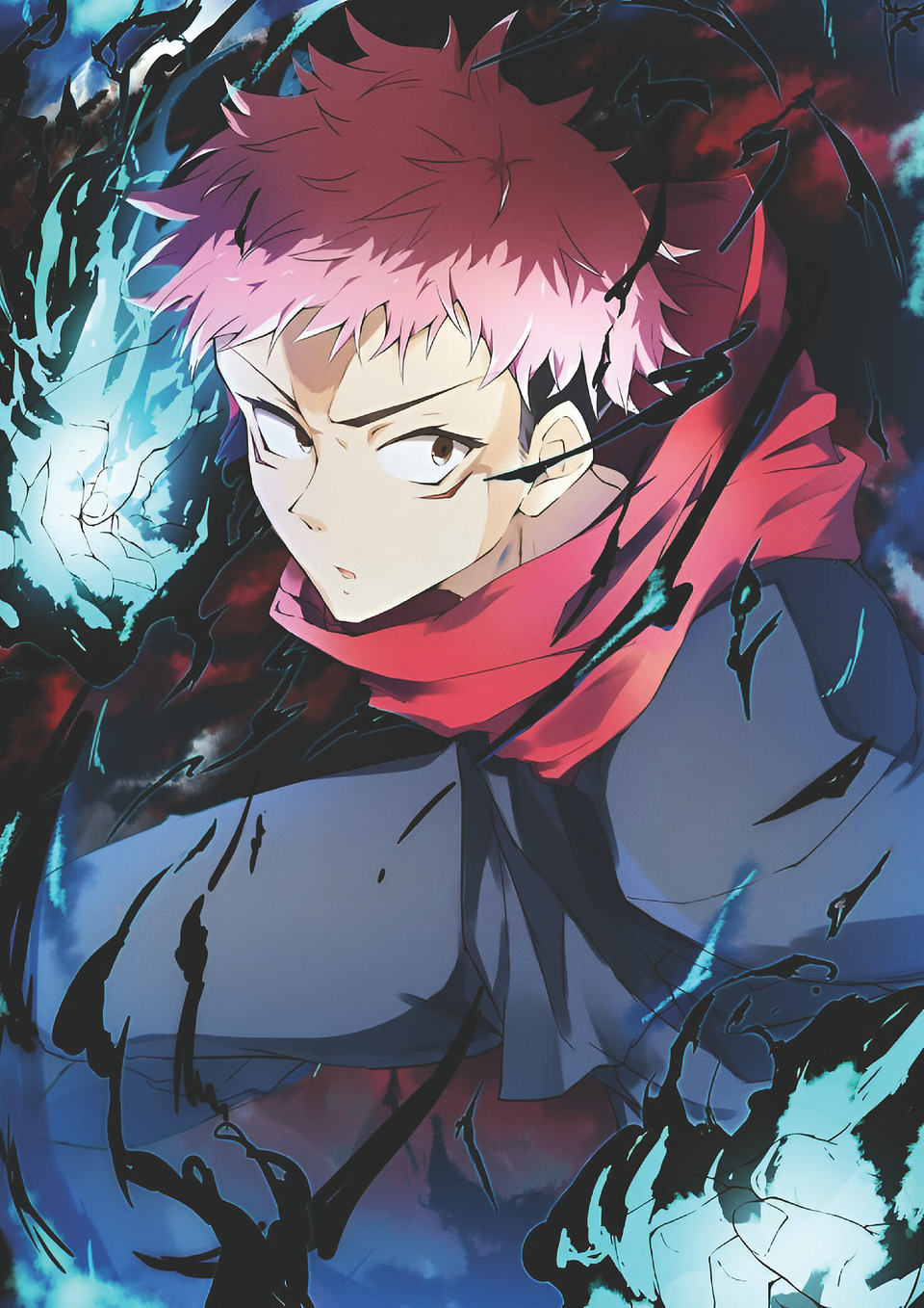Poster Yuji Itadori Energía Maldita | Cuadro Anime Jujutsu Kaisen 1