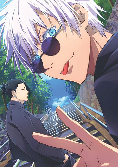 Poster Satoru Gojo y Suguru Geto | Cuadro Anime Jujutsu Kaisen