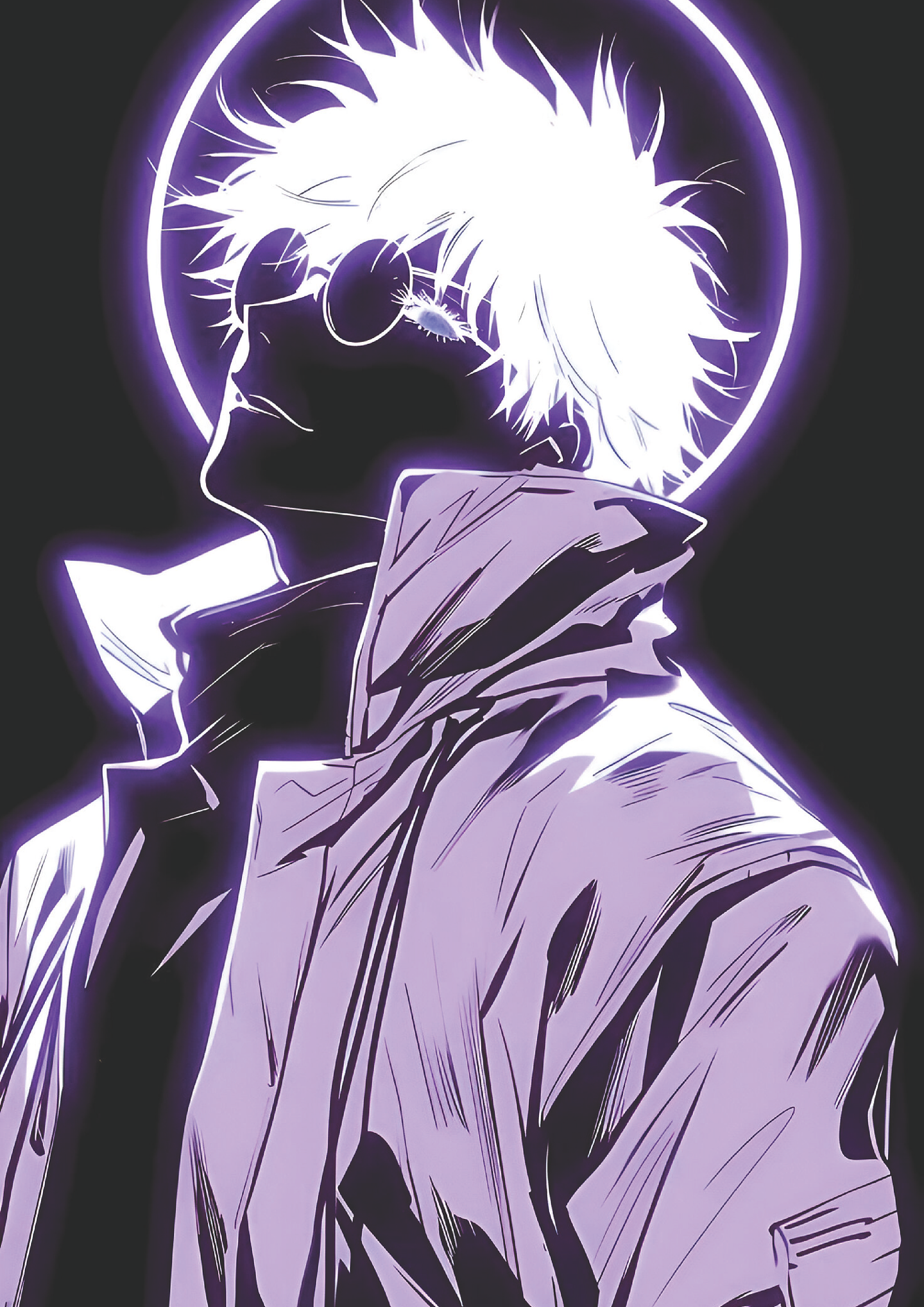 Poster Satoru Gojo Minimalista | Cuadro Anime Jujutsu Kaisen 1