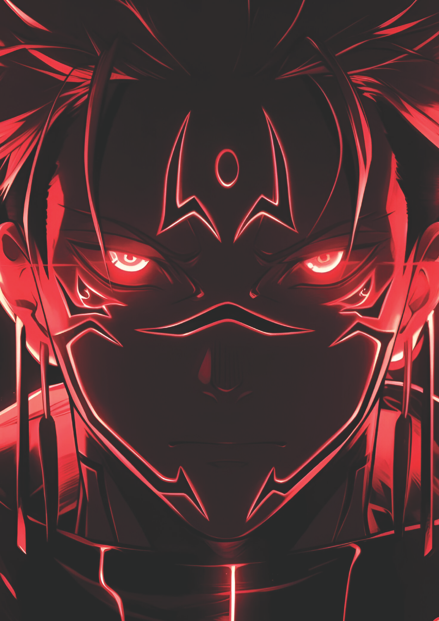 Poster Ryomen Sukuna Ojos Malditos | Cuadro Anime Jujutsu Kaisen 1