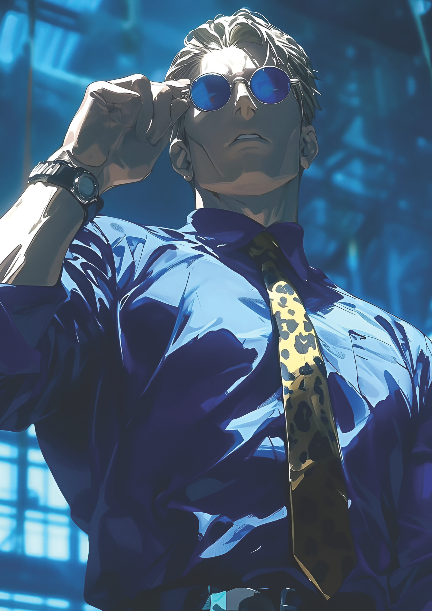 Poster Nanami Kento Estilo Ejecutivo | Cuadro Anime Jujutsu Kaisen 1