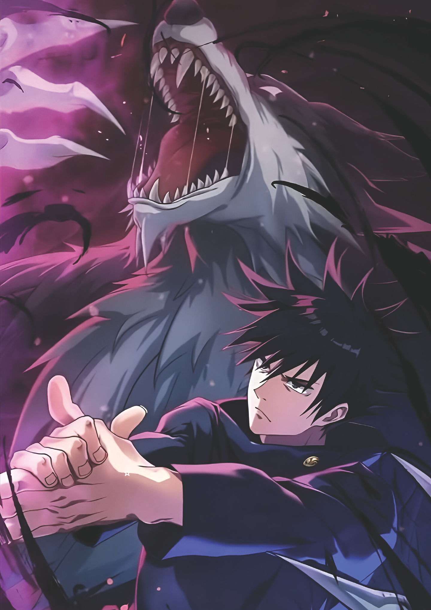 Cuadro Anime Megumi Fushiguro – Invocación Divina 1