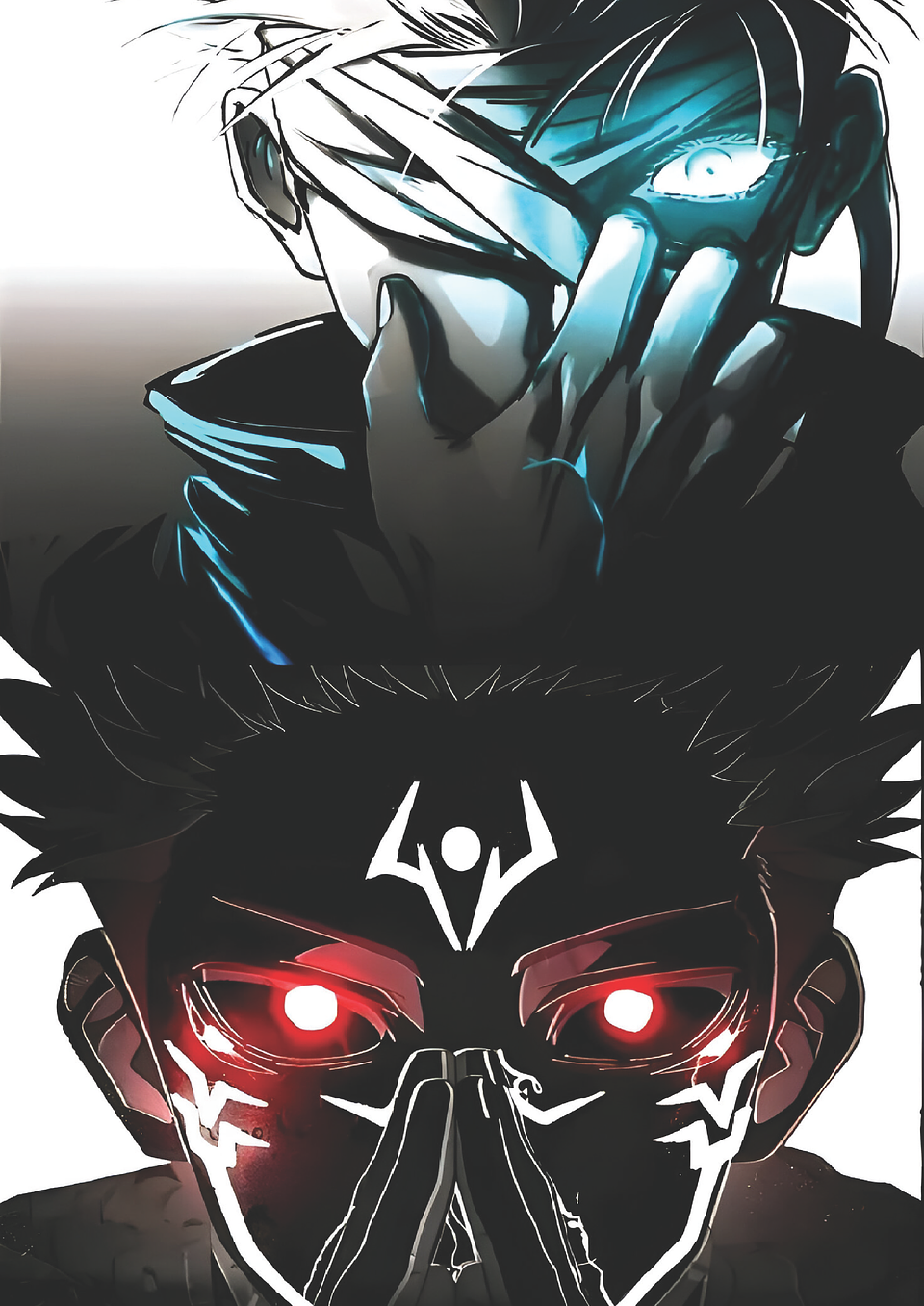 Cuadro Anime Gojo vs Sukuna – Dualidad Maldita 1