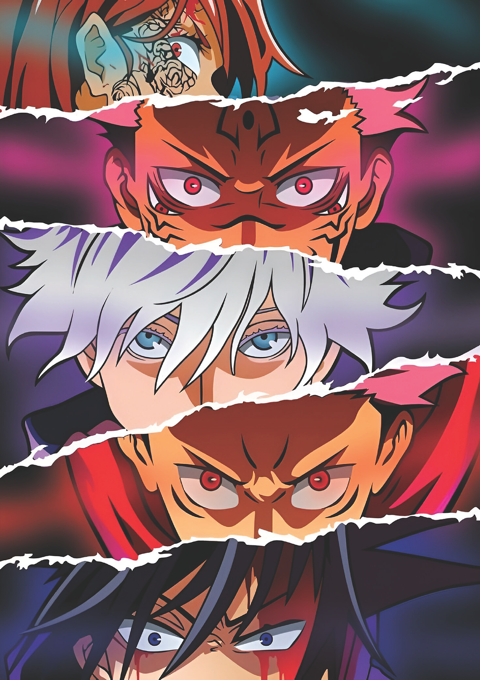 Cuadro Anime Jujutsu Kaisen – Guerreros Malditos 1