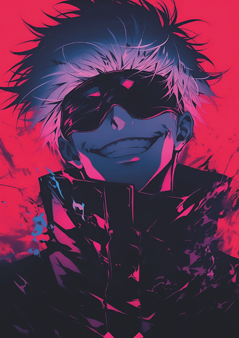 Cuadro Anime Satoru Gojo – Sonrisa Infinita