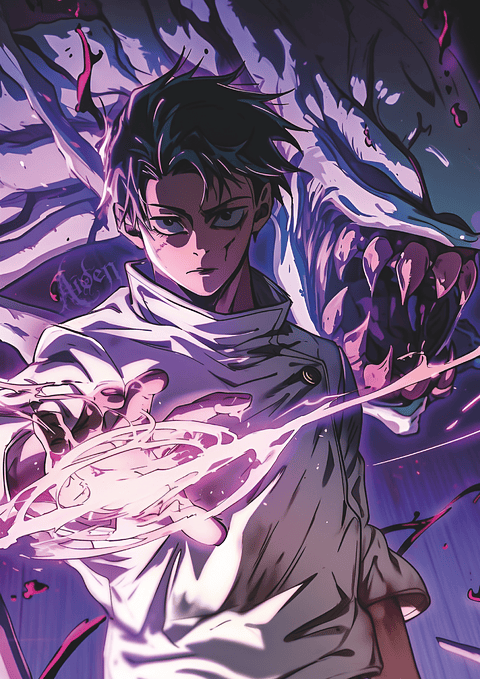 Cuadro Anime Yuta Okkotsu – Poder Maldito