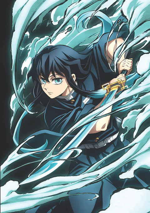 Cuadro Anime Muichiro Tokito – Respiración de la Niebla