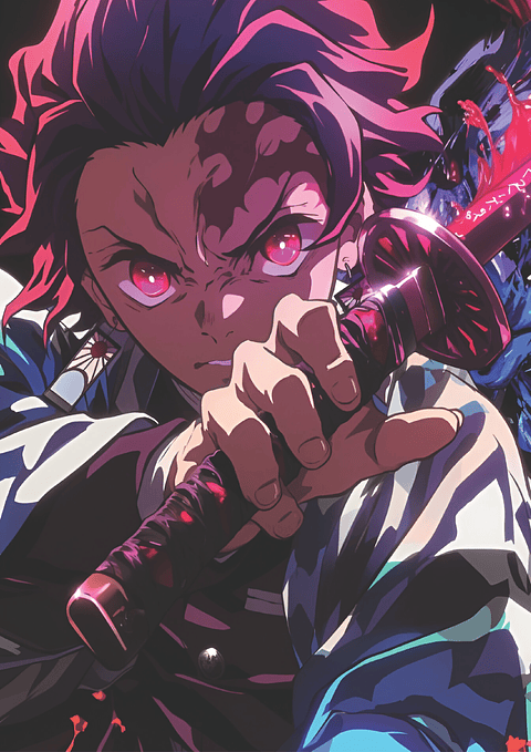 Cuadro Anime Tanjiro Kamado – Determinación