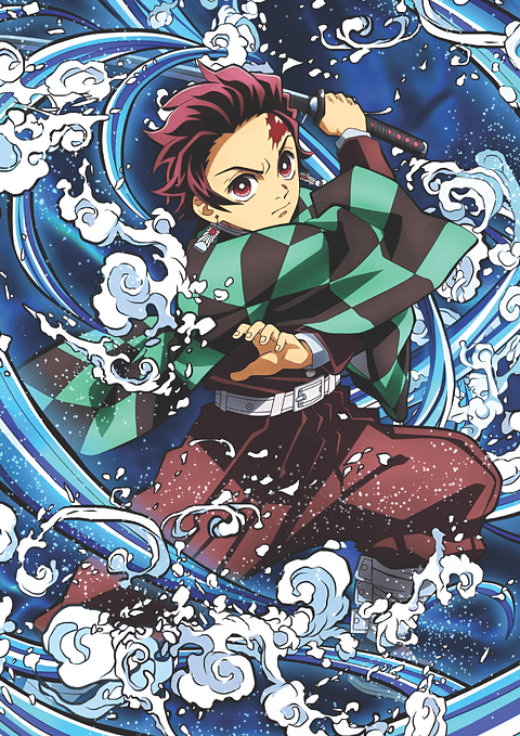 Cuadro Anime Tanjiro Kamado – Respiración del Agua