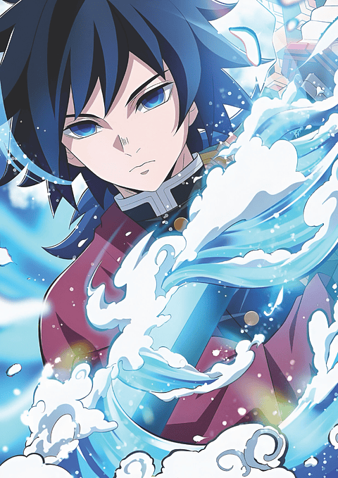Cuadro Anime Giyu Tomioka – Respiración del Agua