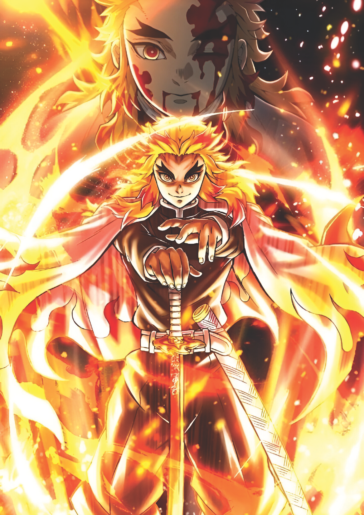 Cuadro Anime Kyojuro Rengoku – Llama Inquebrantable 1