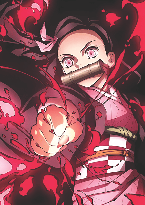 Cuadro Anime Nezuko Kamado – Poder Demoníaco