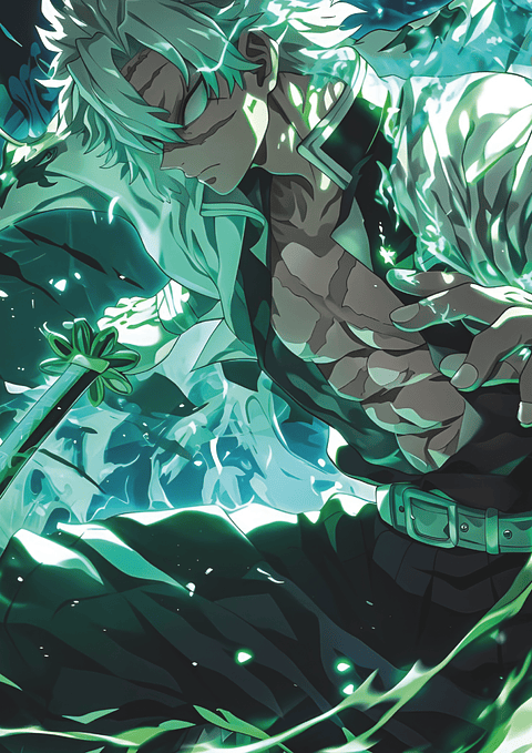 Cuadro Anime Muichiro Tokito – Pilar de la Niebla