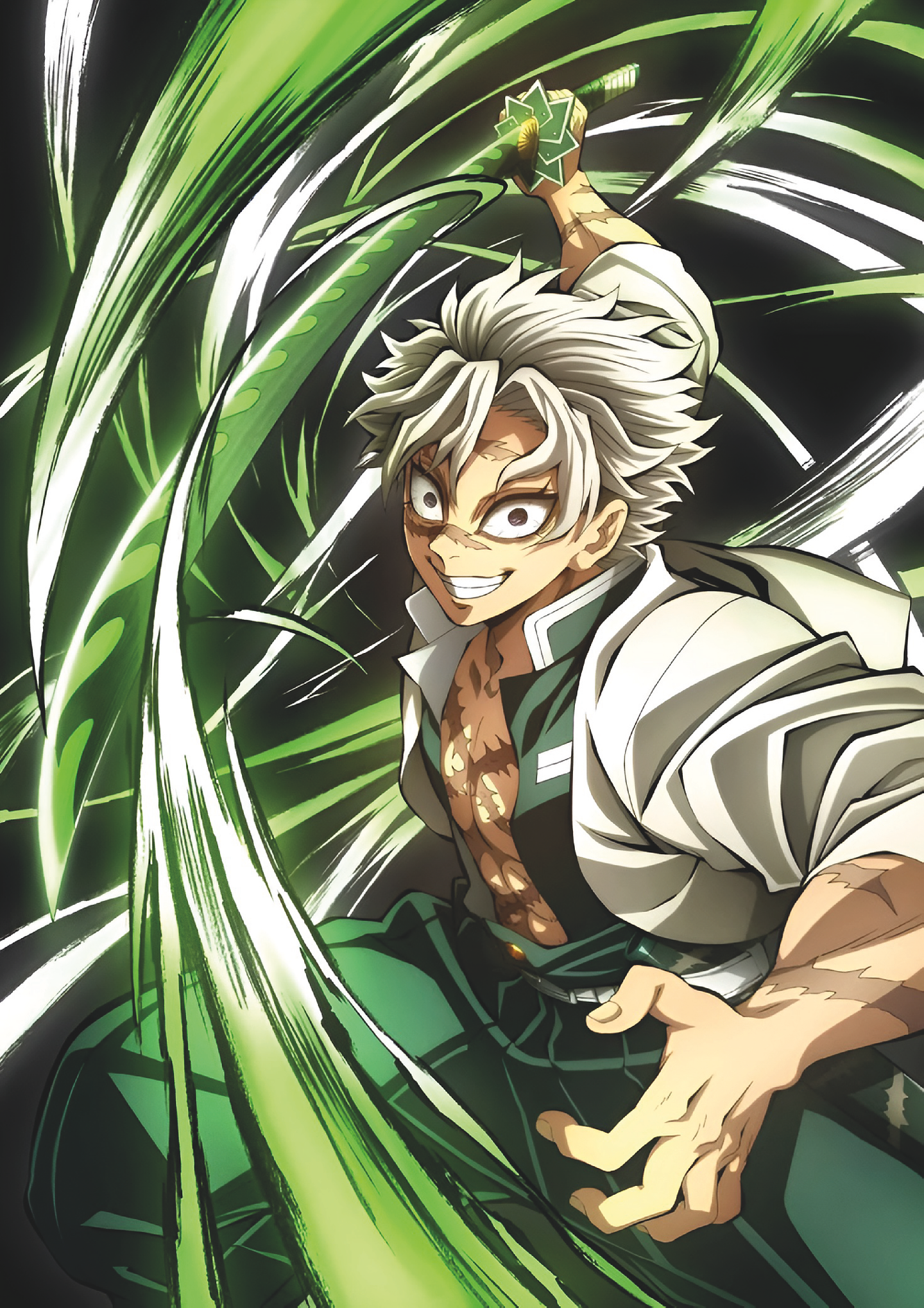 Cuadro Anime Sanemi Shinazugawa – Pilar del Viento 1