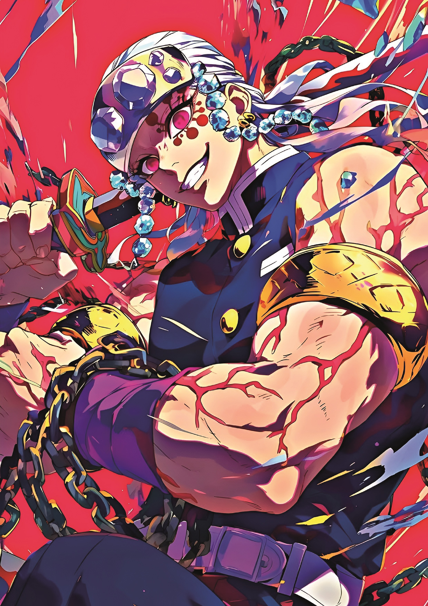 Cuadro Anime Demon Slayer Tengen Uzui 1