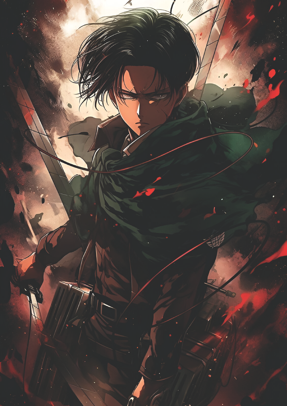 Cuadro Anime Levi Ackerman Attack on Titan 1