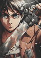 Cuadro Anime Eren Yeager Espada Attack on Titan - Miniatura 1