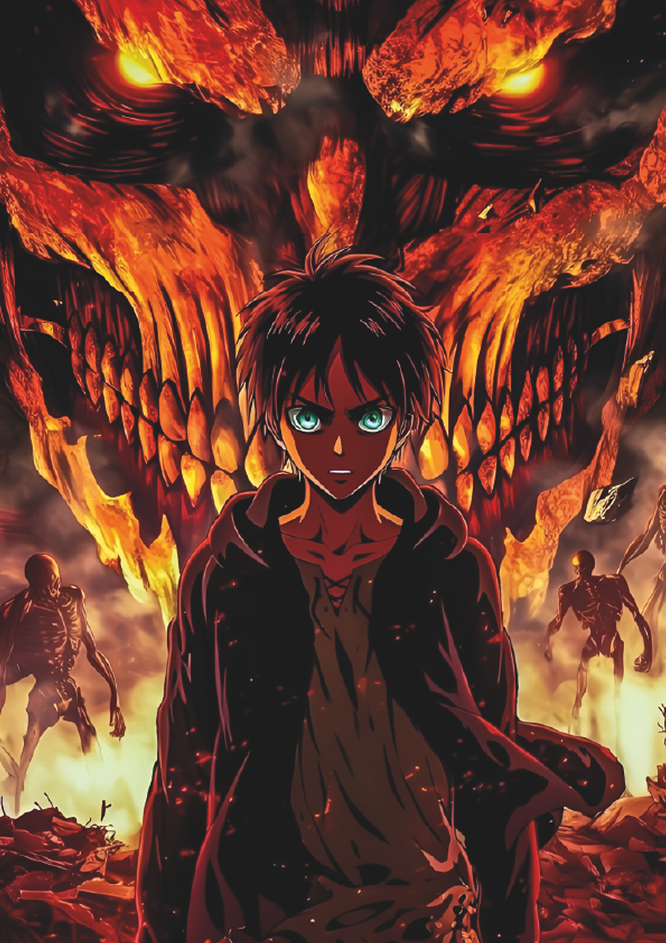 Cuadro Anime Eren Yeager Titán Colosal Attack on Titan v2 1