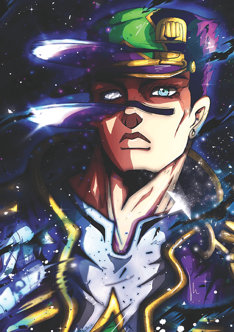 Cuadro Anime Jotaro Kujo Universo JoJo