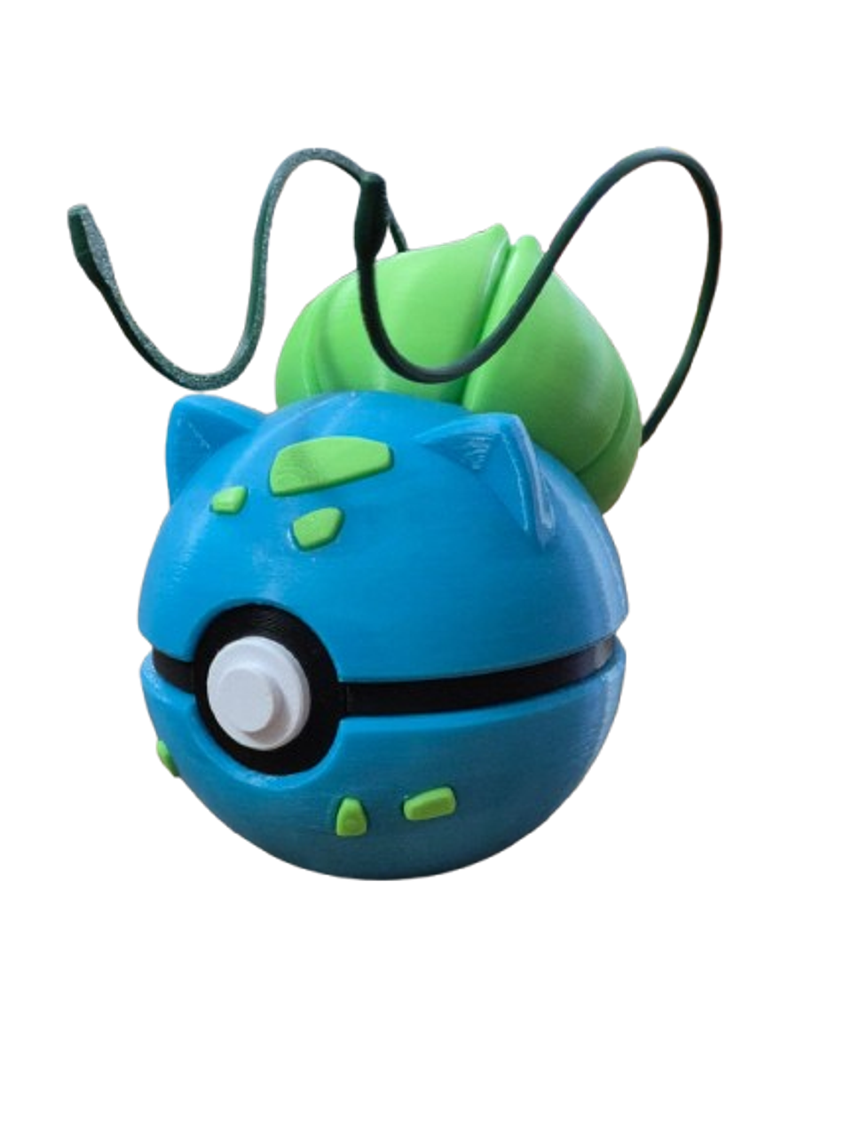 🌿 Pokébola 3D inspirada en Bulbasaur 1