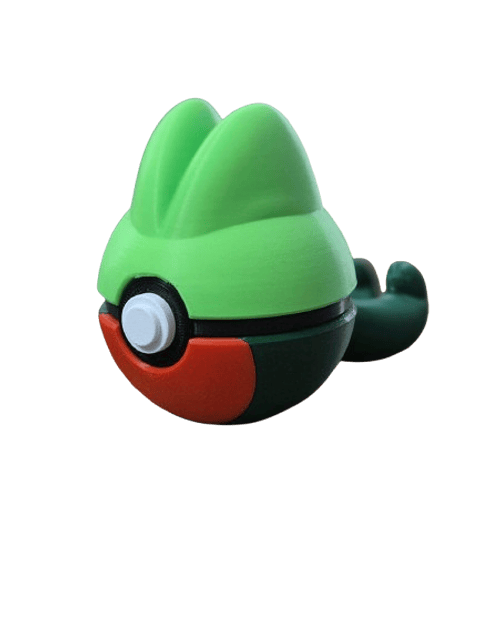 Pokébola 3D Treecko – Figura Coleccionable