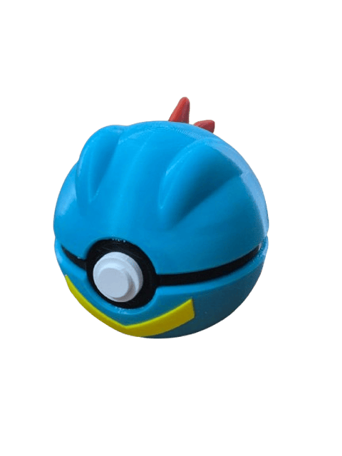 Pokébola 3D Totodile – Figura Coleccionable
