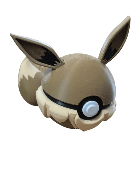 Pokébola 3D Eevee – Figura Coleccionable