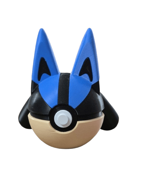 Pokébola 3D Lucario – Figura Coleccionable