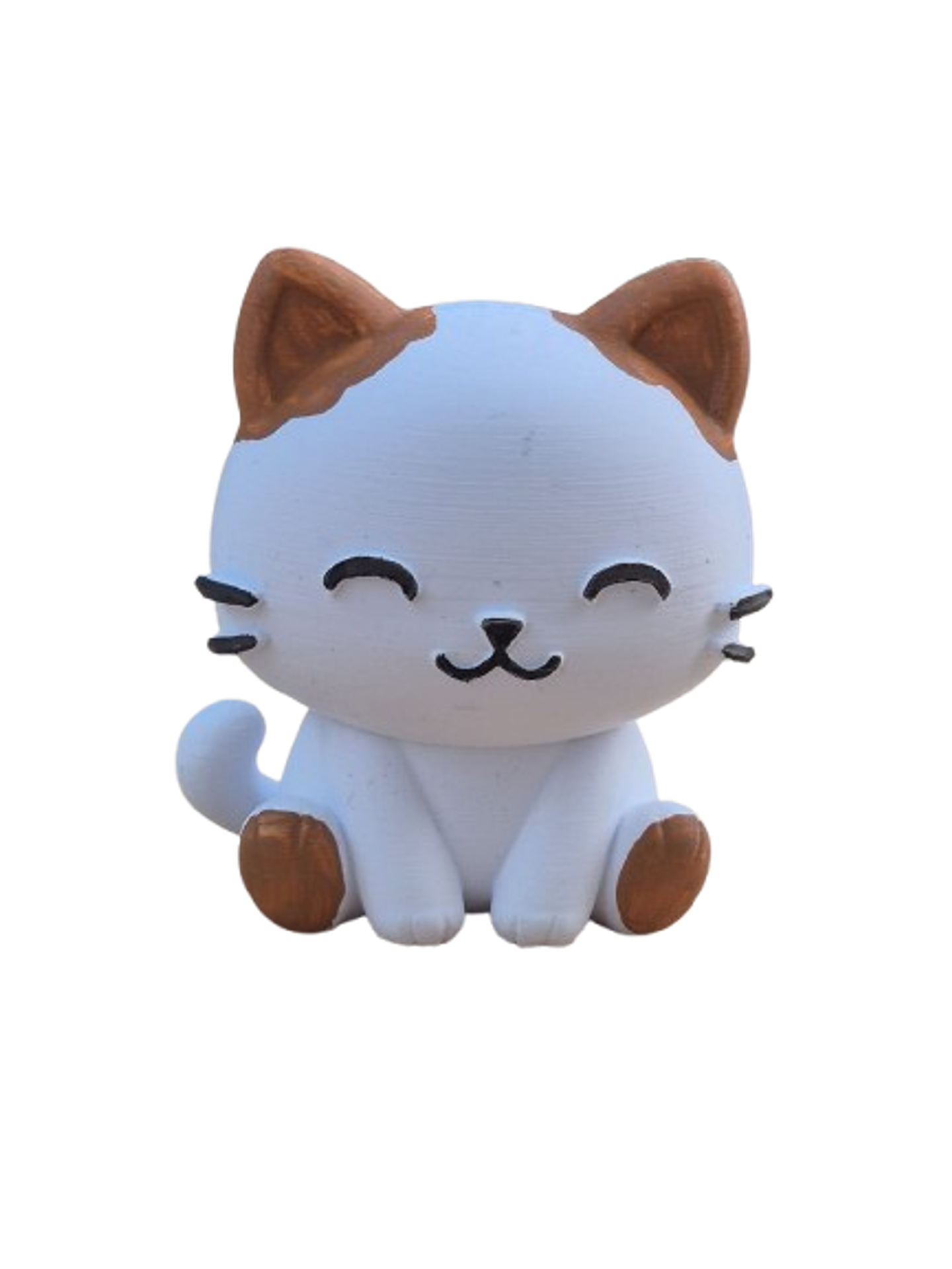 Figura 3D Gatito Kawaii – Figura Decorativa Coleccionable 1